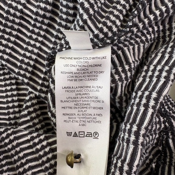 Anthropologie Pilcro Striped Henley Top XL Thermal Textured Sporty Boho Layering - Picture 6 of 10